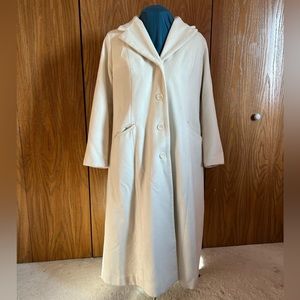 Full Length Wool Blend Coat